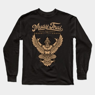 The Garuda Sak Yant Muay Thai Boran Long Sleeve T-Shirt